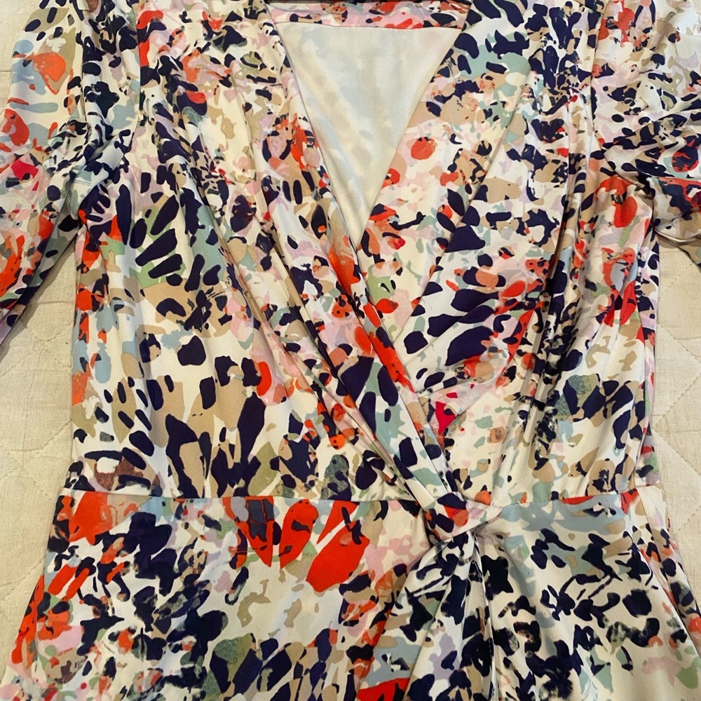 Floral long sleeve dress
